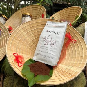 Fiver2u Pure Roast Coffee Grounds (500g) (Ready Stock)